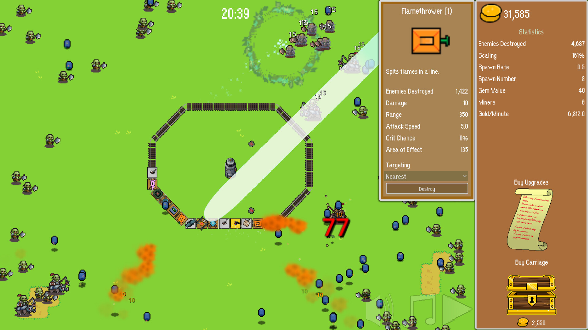 All Aboard!火车防御特快/All Aboard! The Train Defense Express Build.19029381|动作冒险|容量153MB|免安装绿色中文版|支持键盘.鼠标.手柄-小辉娱乐网
