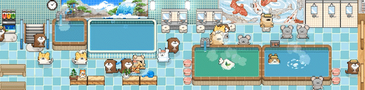 线条小狗：动物温泉|Animal Spa|1.1