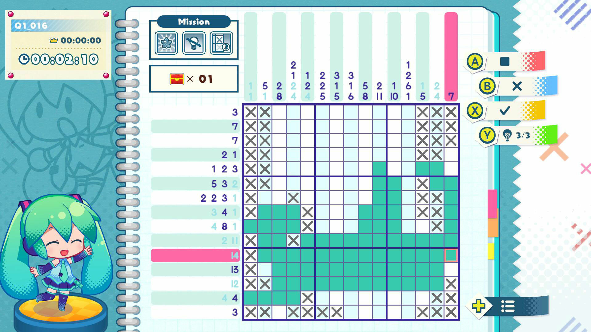 初音逻辑绘画S+/Hatsune Miku Logic Paint S+ v1.0.0|休闲益智|容量710M|免安装绿色中文版|支持键盘.鼠标.手柄-小辉娱乐网