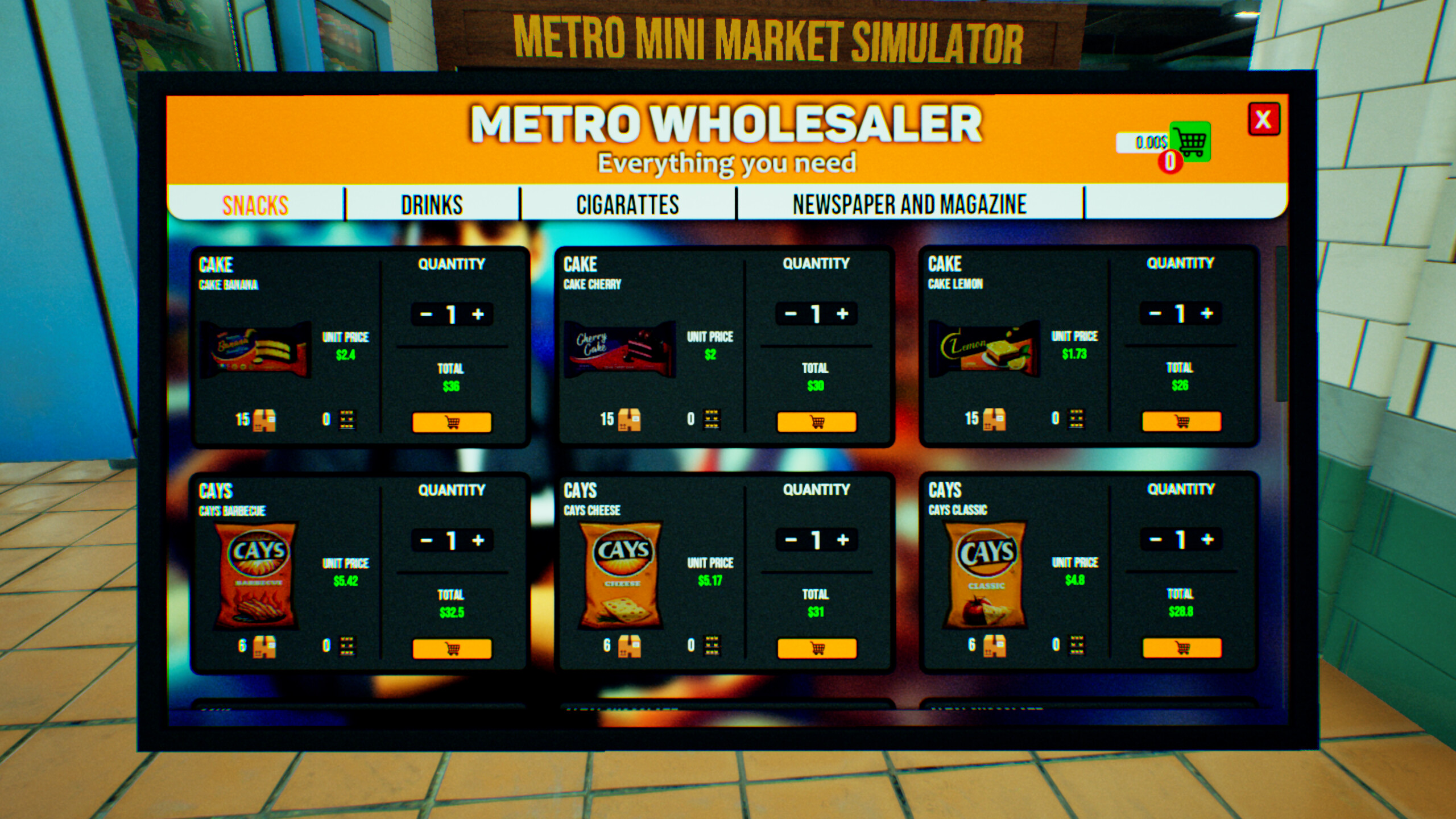 地铁迷你市场模拟器|1G大小|官方中文|Metro Mini Market Simulator