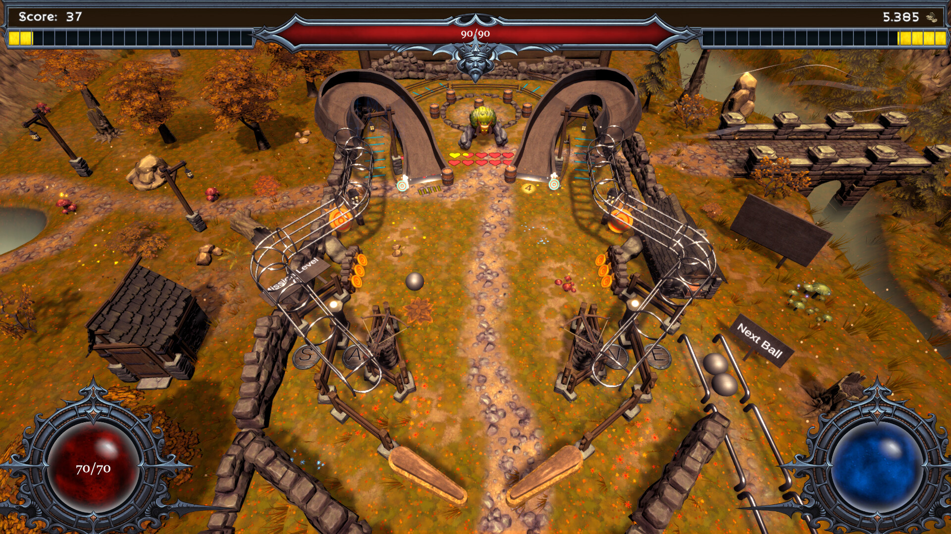 魔法弹球|Runix: Pinball Roguelike|Build.24198033|官方中文|支持手柄|容量2.51G插图7vexvex 截图 #0