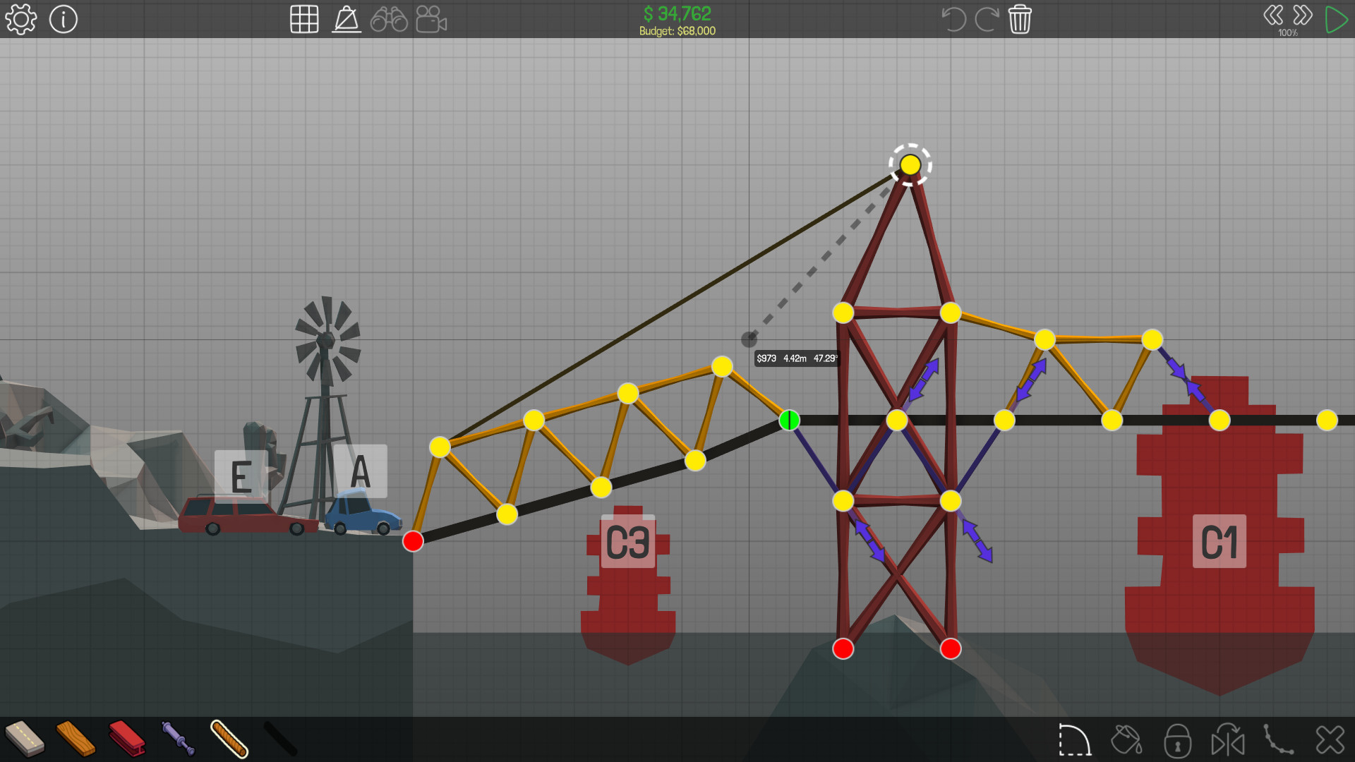 桥梁建造师|v1.0.9|200M大小|桥梁建筑师|官方中文|Poly Bridge