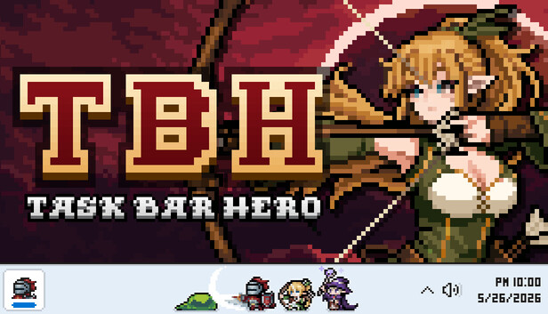 TBH Task Bar Hero official Steam artwork