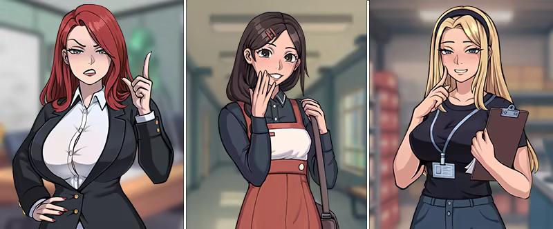 图片[2]-姑娘们，我只想拿钱！/Girls, I just want to get paid! V1.0.0|视觉小说|1GB|STEAM官中-蝶影二次元