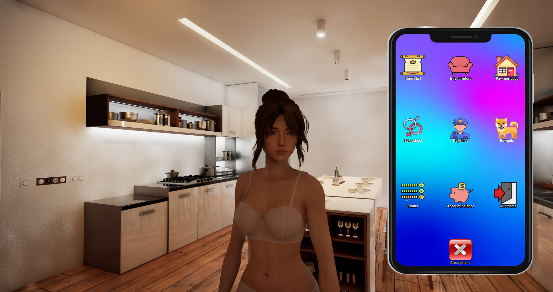 图片[2]-【PC/SLG/中文】女郎模拟器 Prostitute Simulator 3 Build.18785573 STEAM官方中文版【7.6G-马克游戏