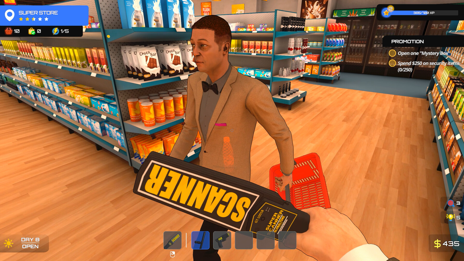 Supermarket Guard Simulator