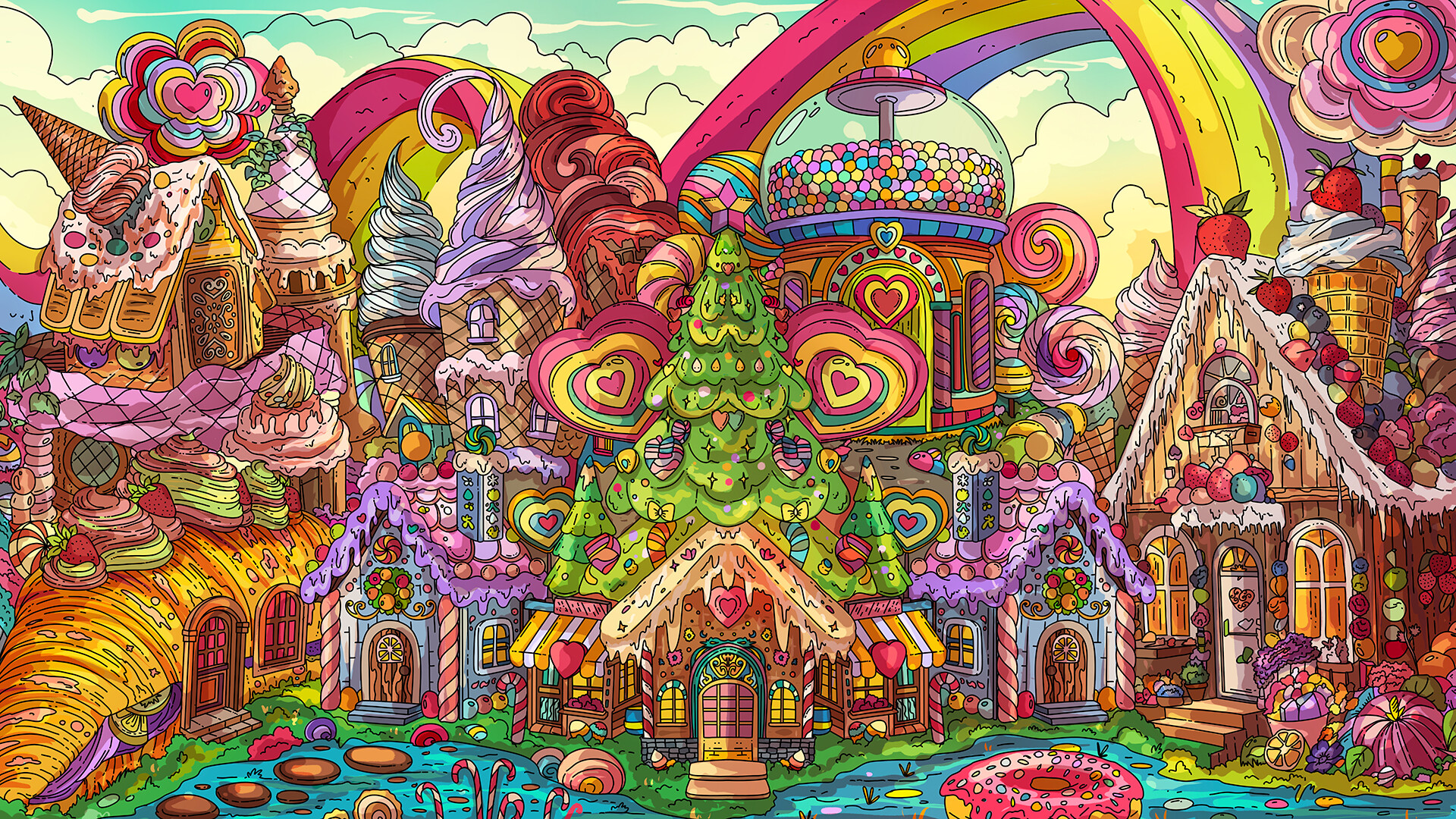 100只糖果猫|官方中文|100 Candy Cats插图6跳跳游戏网