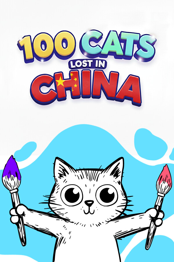 100 Cats Lost in China Find & Color