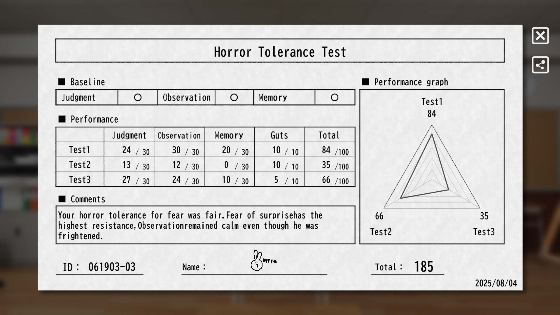 恐怖耐性诊断测试/HorrorToleranceTest Build.19691696|恐怖冒险|容量3.3G|免安装绿色中文版|支持键盘.鼠标.手柄-小辉娱乐网