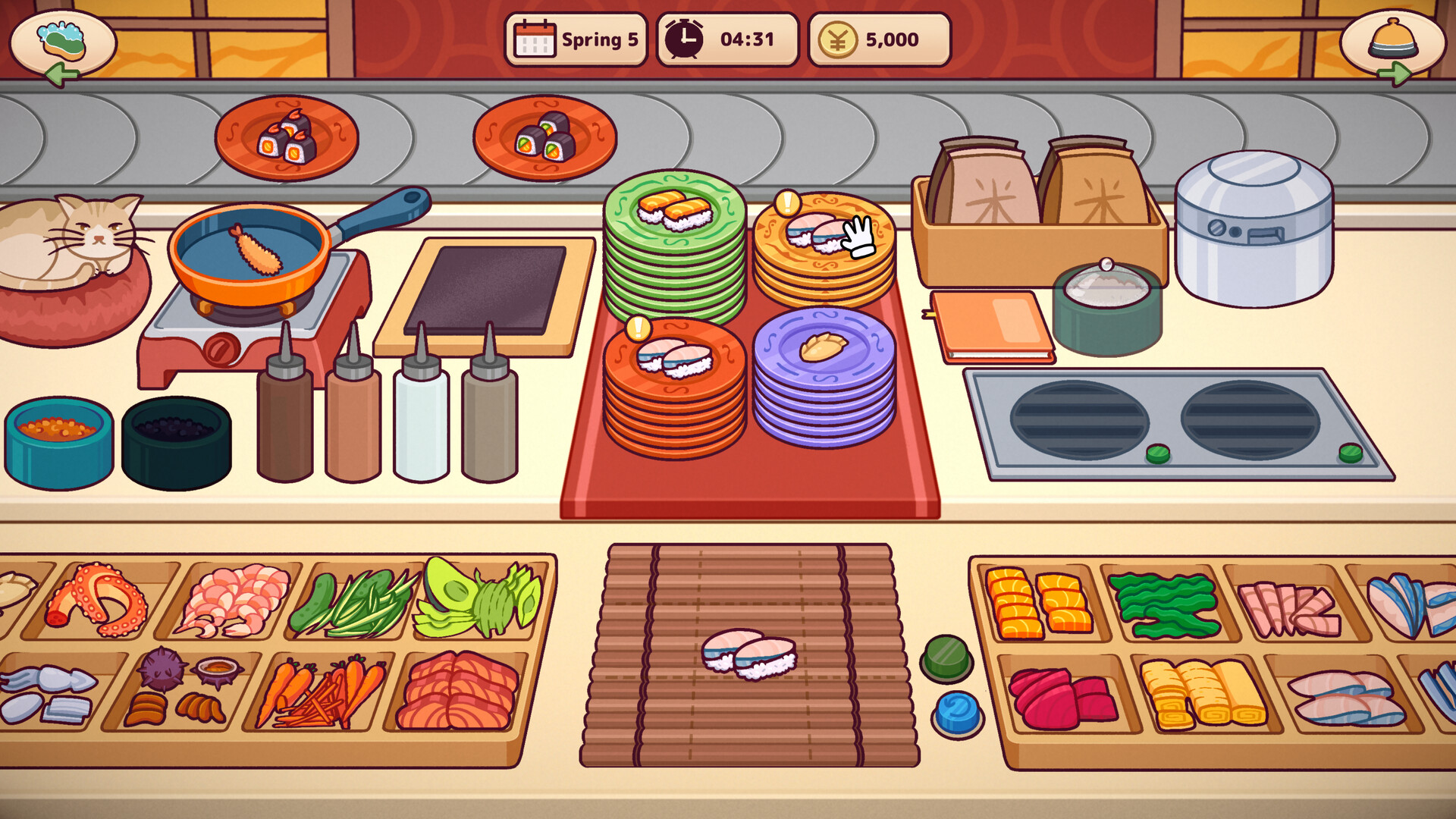 美味回转寿司店模拟器|Ugoku Sushi Bar|Build.24450903|官方中文|容量1.46G