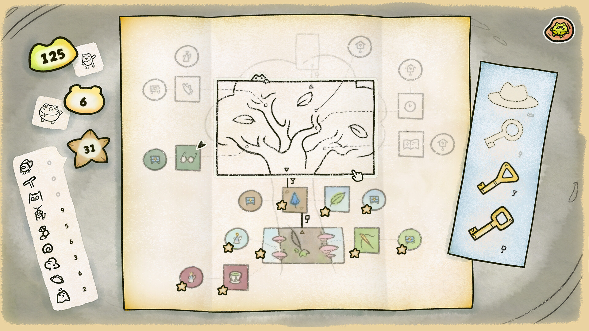 Find My Frogs: Branches