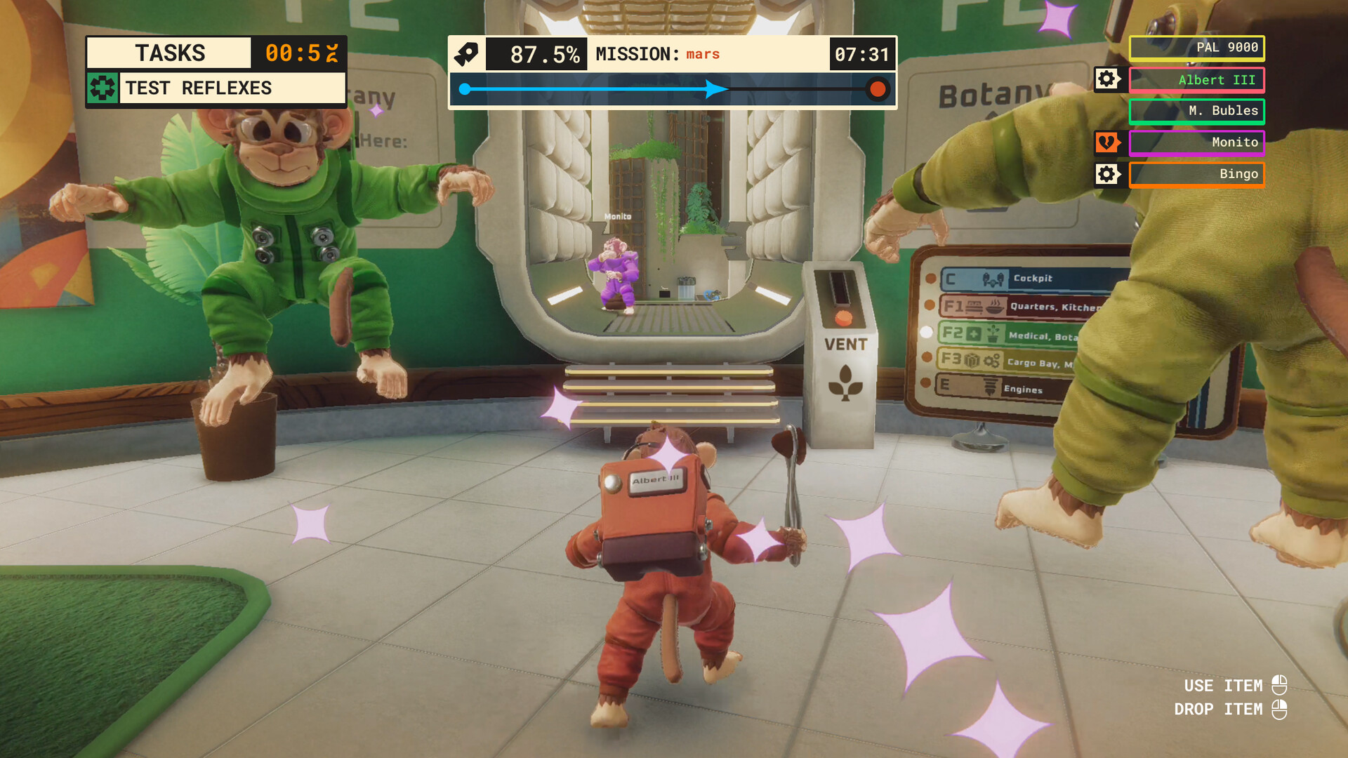 太空猴子号|官方中文|支持手柄|Go Ape Ship!插图3跳跳游戏网