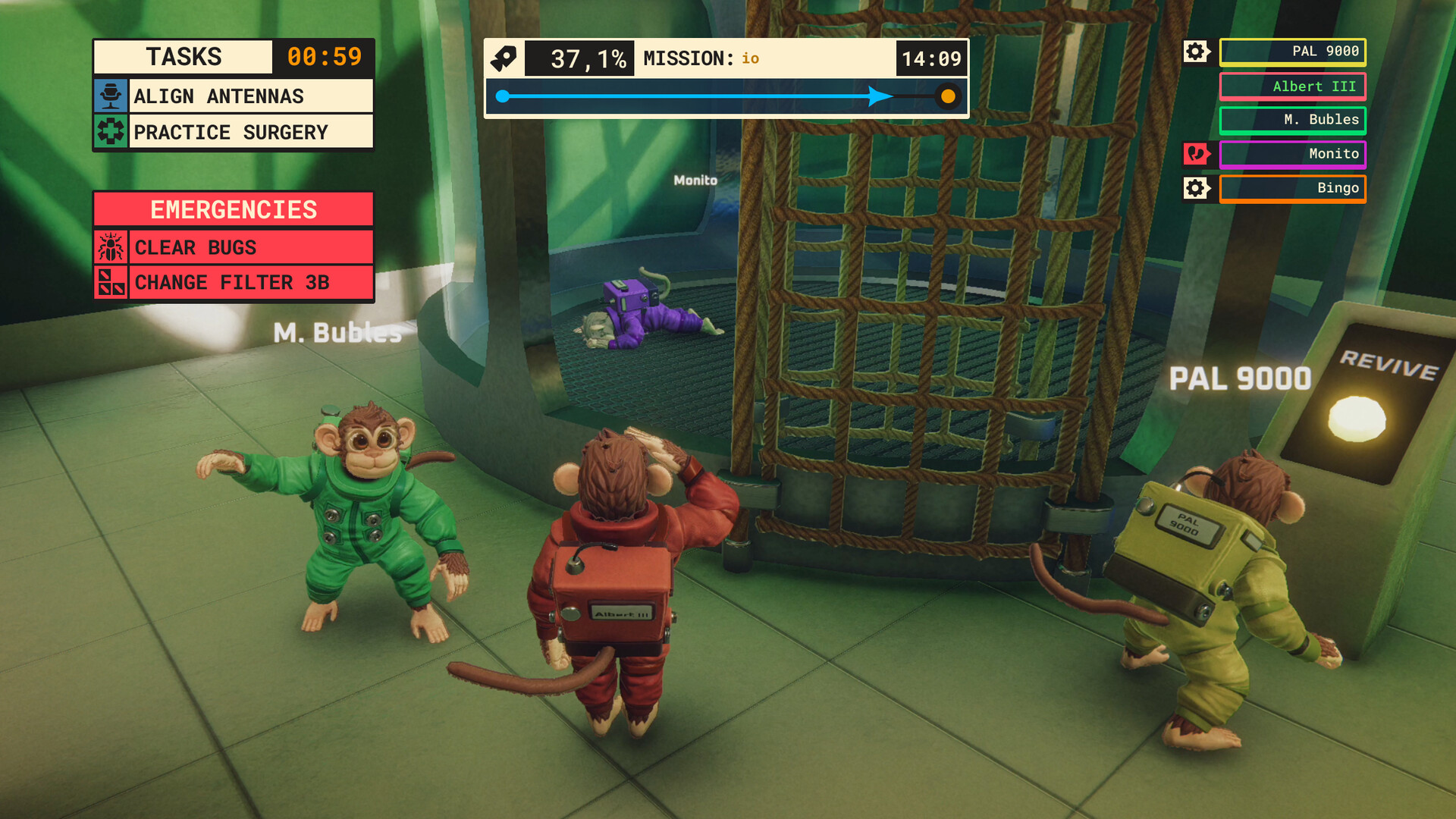 太空猴子号|官方中文|支持手柄|Go Ape Ship!插图6跳跳游戏网