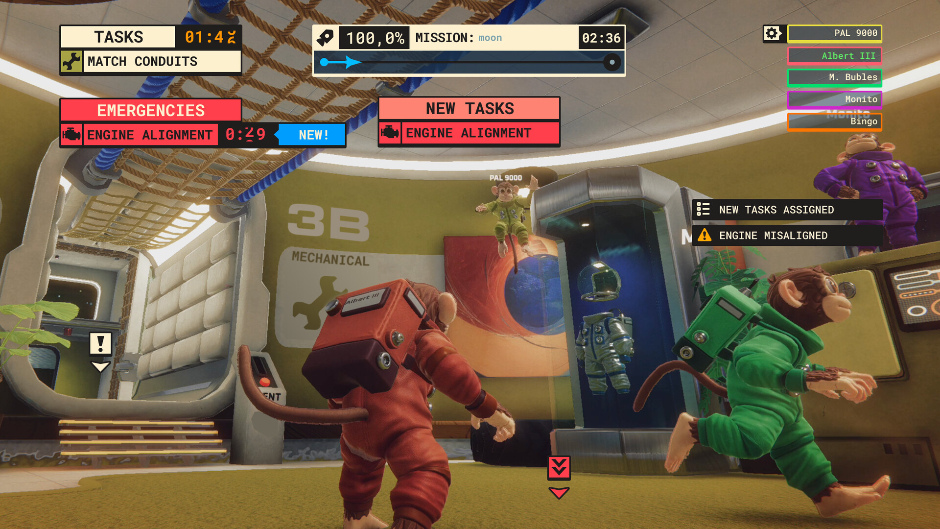 太空猴子号|官方中文|支持手柄|Go Ape Ship!插图2跳跳游戏网