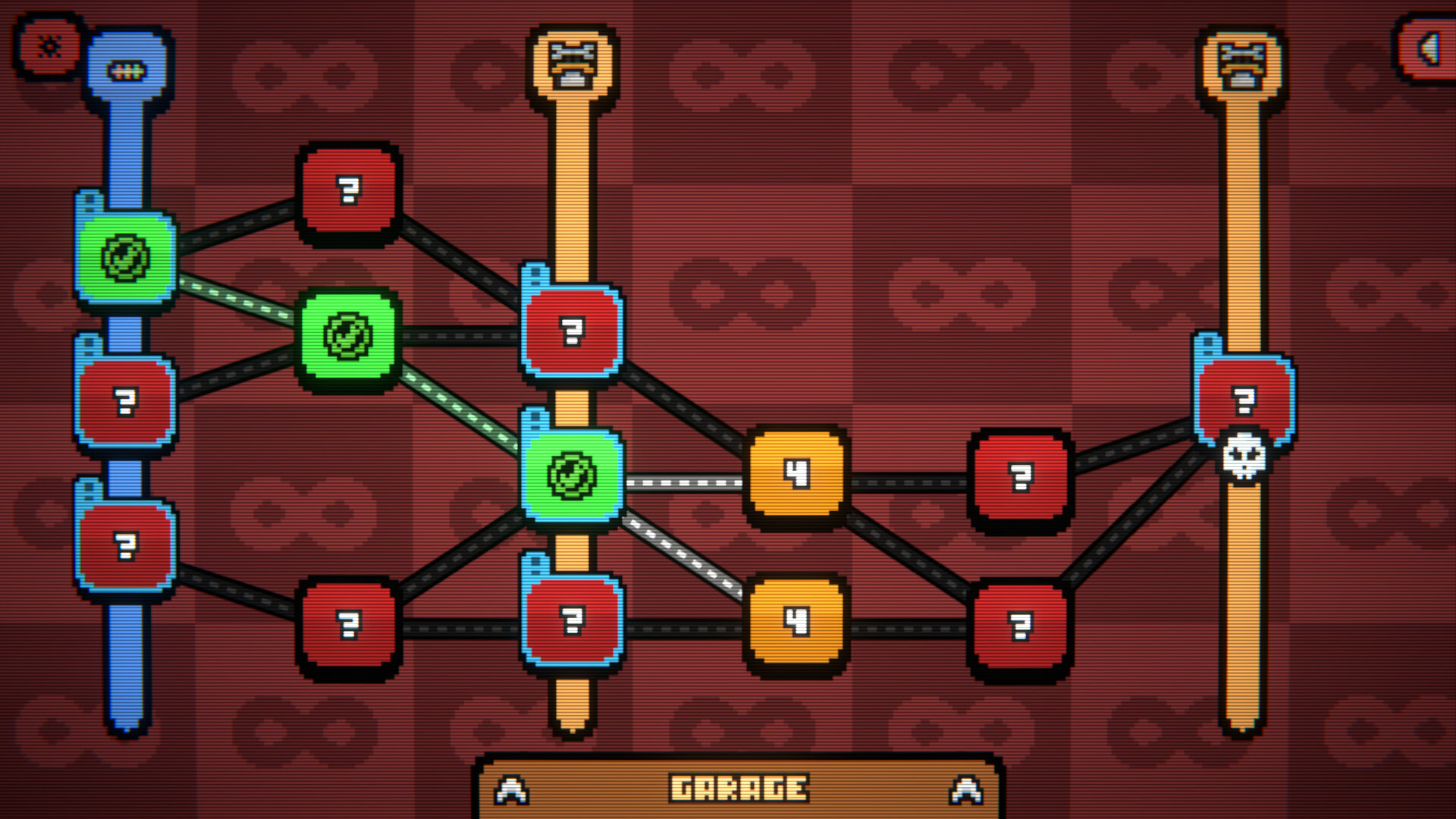 环形车道 The Loopler for Mac 飞驰的槽车为主题的Roguelite卡牌构建游戏
