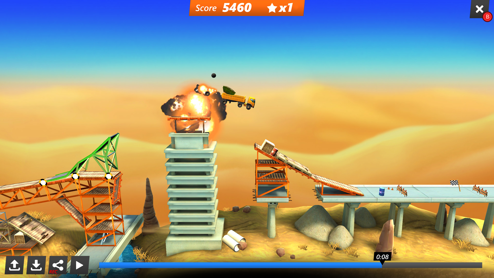 桥梁建造师:特技|官方中文|支持手柄|Bridge Constructor Stunts插图4咸鱼单机官网 桥梁建造师:特技|官方中文|支持手柄|Bridge Constructor Stunts插图4咸鱼单机官网