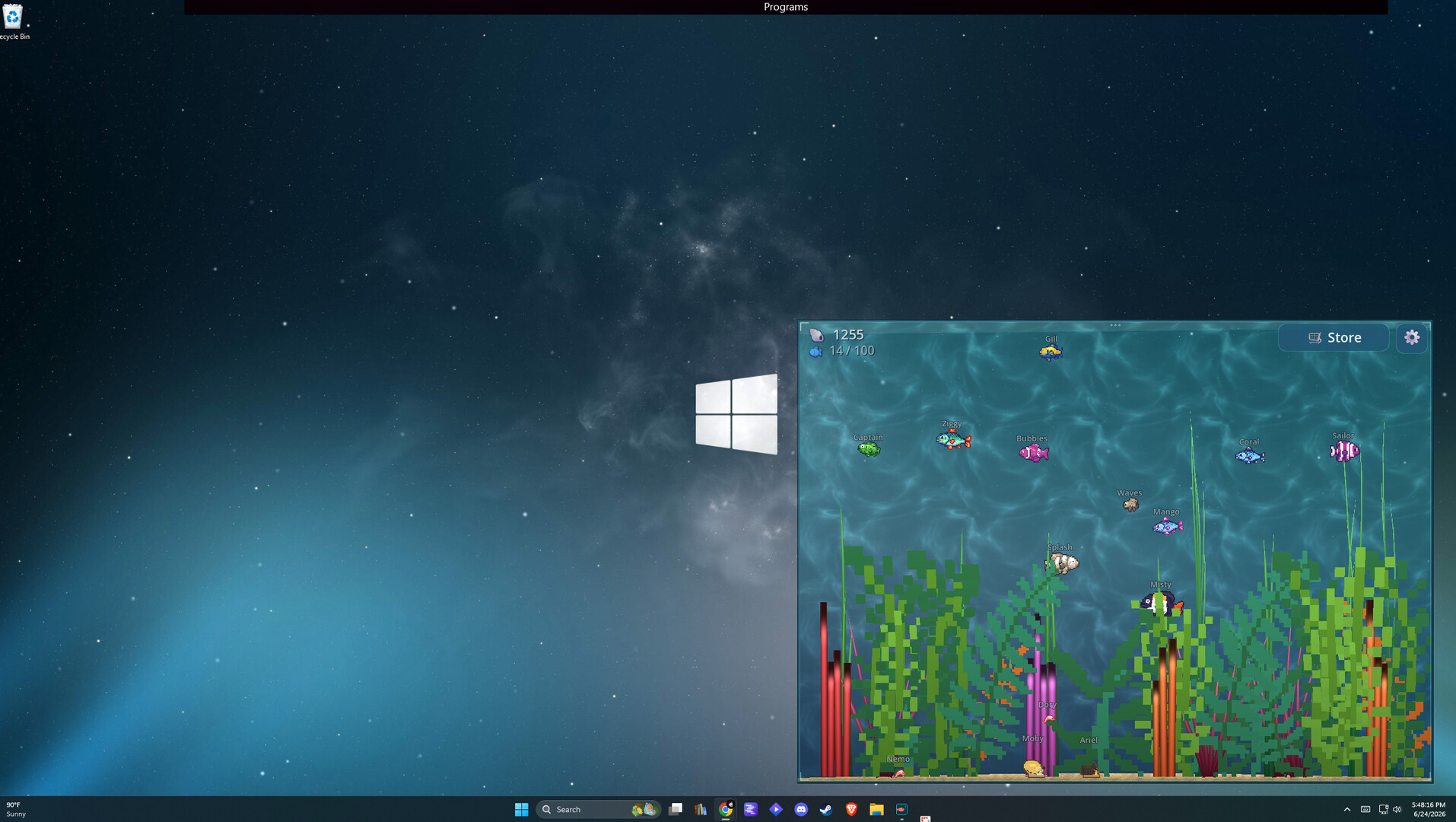 礁灵:温馨桌面水族馆|Reefling: A Cozy Desktop Aquarium|官方中文|容量137M
