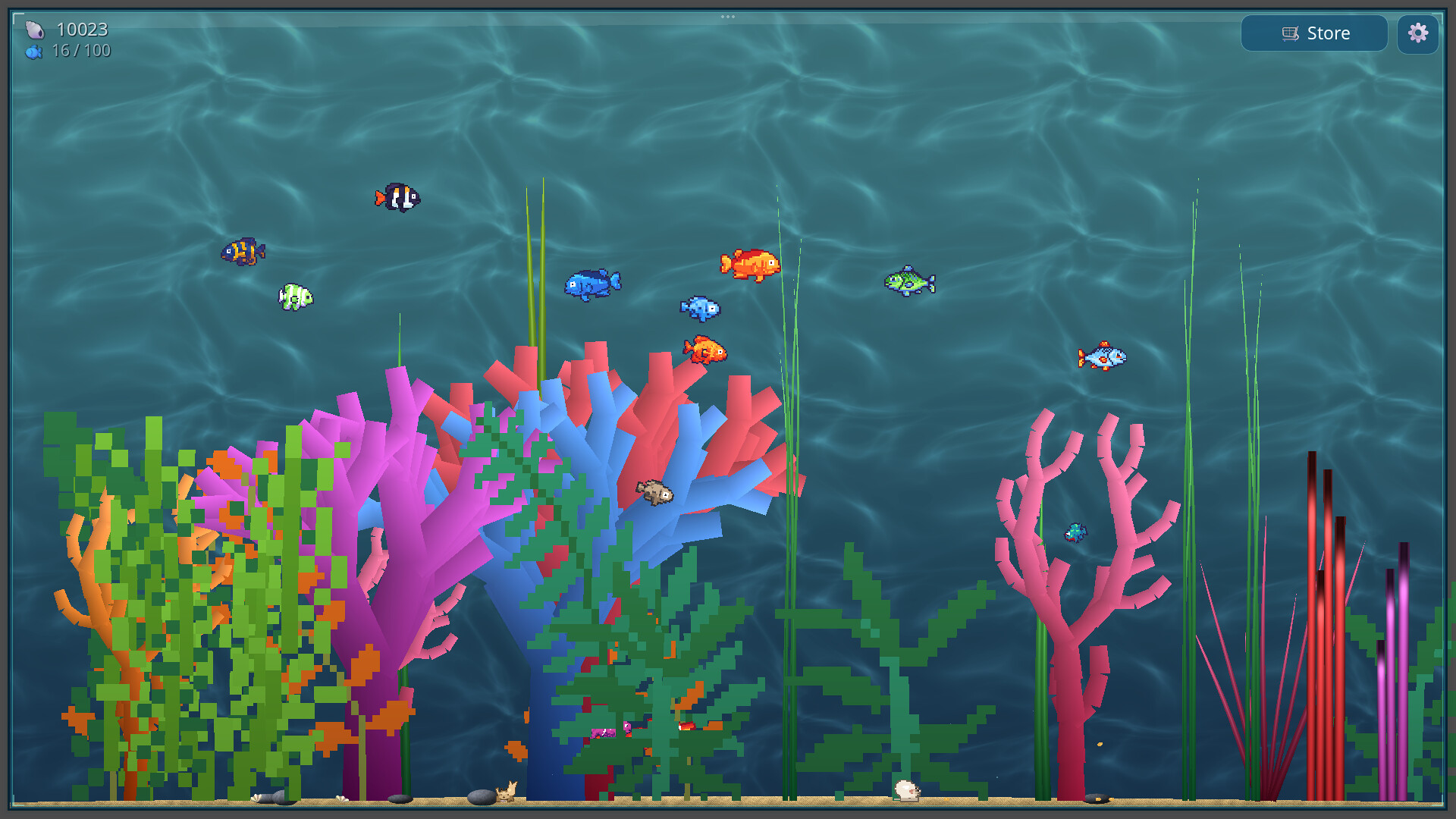 礁灵:温馨桌面水族馆|Reefling: A Cozy Desktop Aquarium|官方中文|容量137M