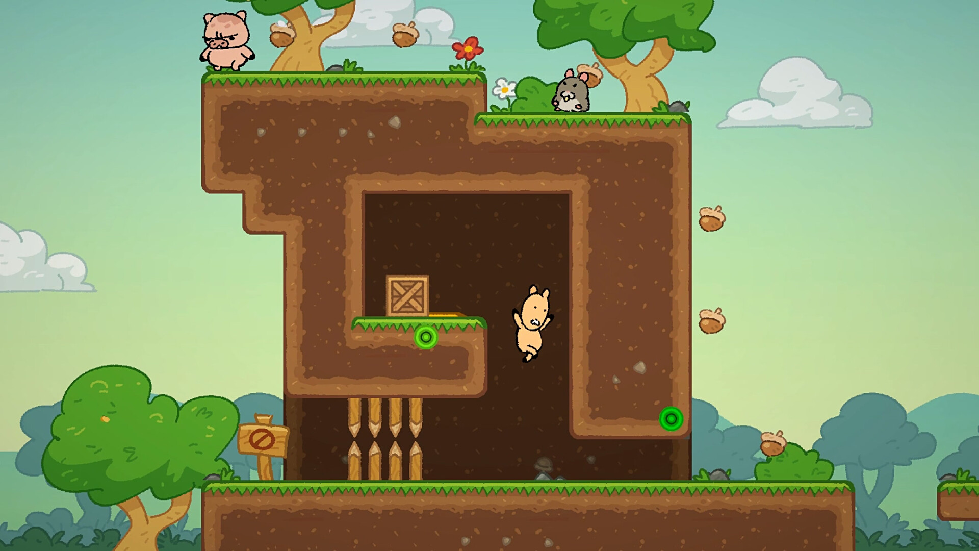 疯狂!迪尔与芒克的大冒险|Wacky! Deer & Munk Adventure|Build.24683836|官方中文|支持手柄|容量817M插图1咸鱼单机官网 截图 #0