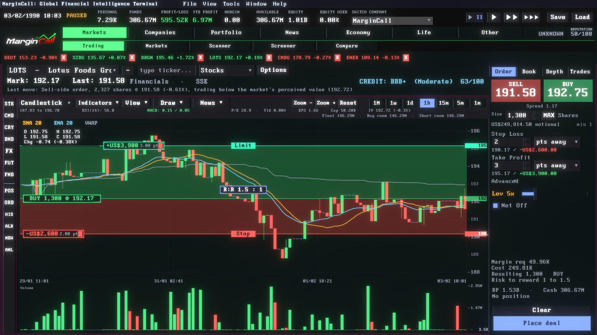 爆仓警报|MarginCall|全球金融情报终端|追缴保证金|官方中文|容量501M插图3OKDLC 截图 #1