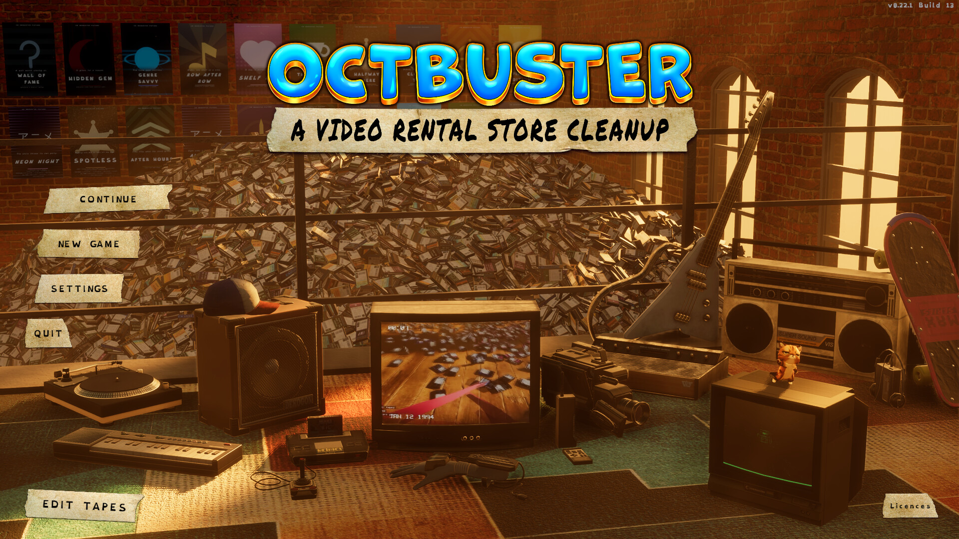 Octbuster:录像带租赁店大扫除