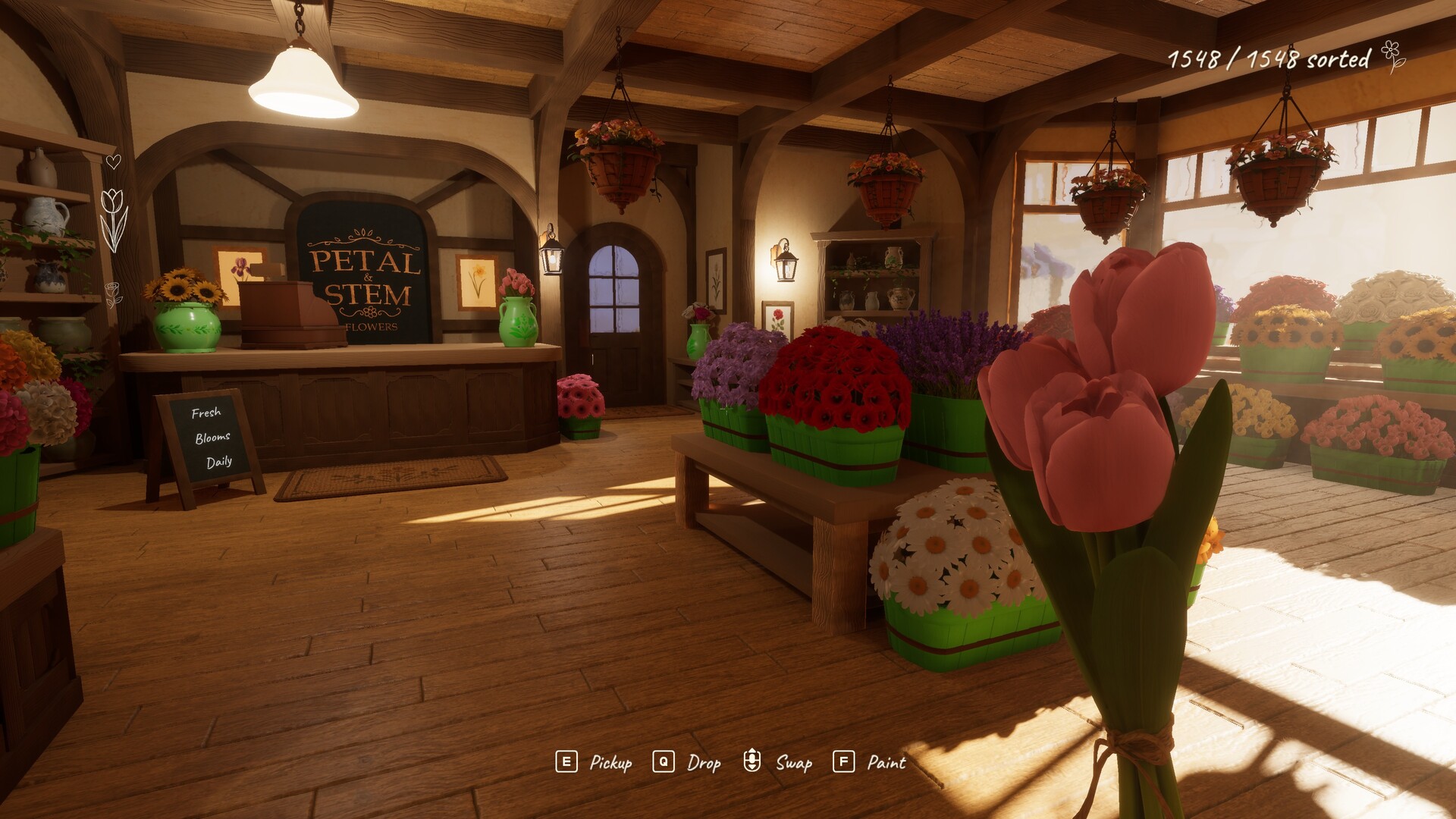 Tidy Up the Flower Shop
