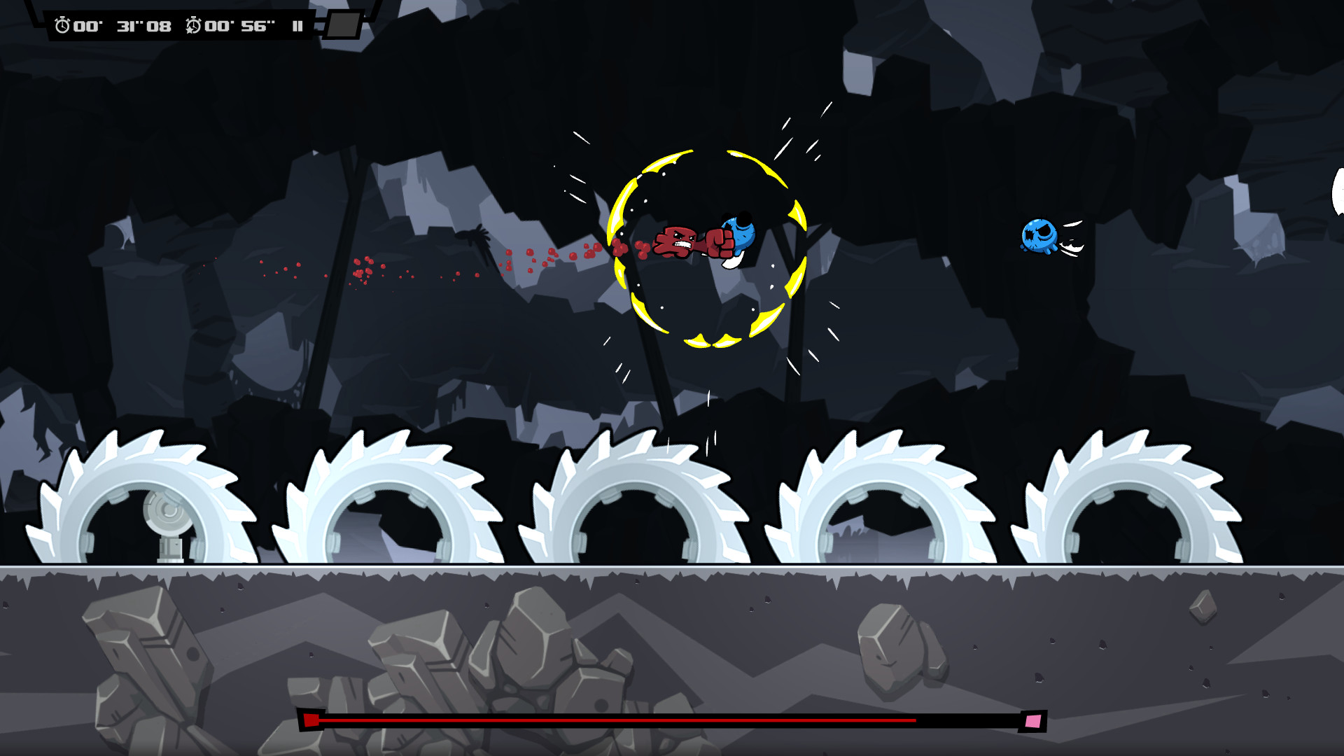[安卓]超级食肉男孩：永无止境|超级食肉男孩永恒|Super Meat Boy Forever|v6755.1849|steam移植版|官方中文|容量966M插图1跳跳游戏网