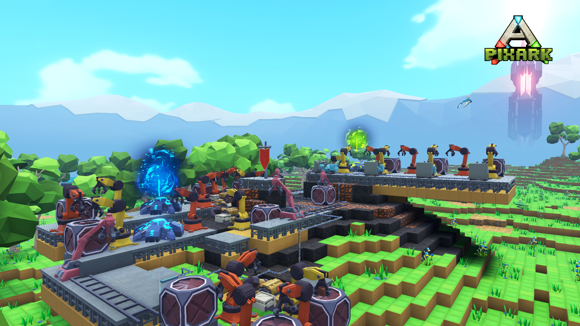 方块方舟/PixARK v1.212|动作冒险|容量18.6GB|免安装绿色中文版|支持键盘.鼠标.手柄-小辉娱乐网
