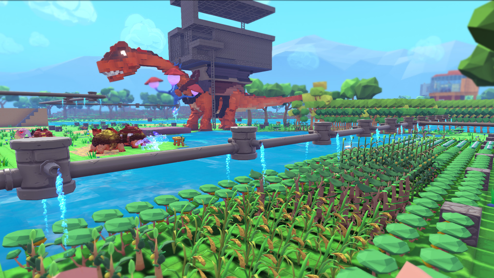 方块方舟/PixARK v1.212|动作冒险|容量18.6GB|免安装绿色中文版|支持键盘.鼠标.手柄-小辉娱乐网