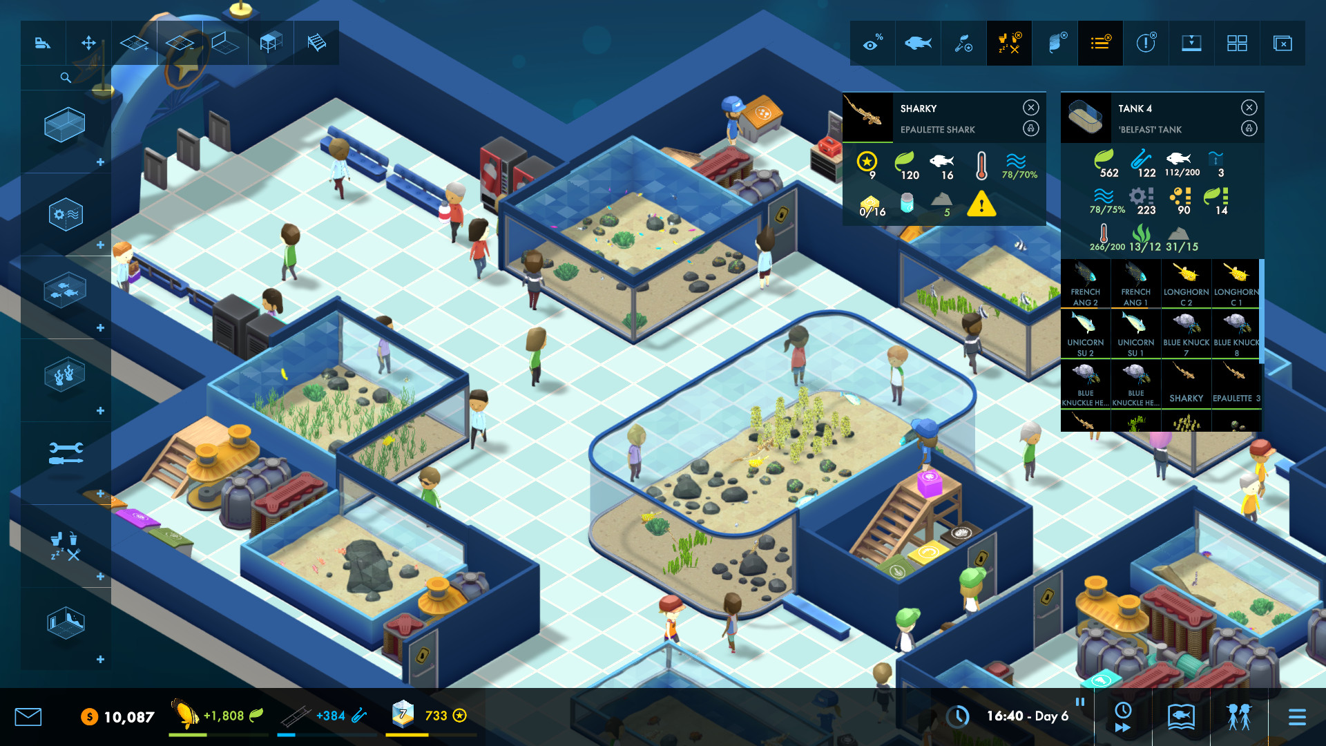 巨型水族馆/Megaquarium v4.2.5|模拟经营|容量758MB|免安装绿色中文版|支持键盘.鼠标-小辉娱乐网