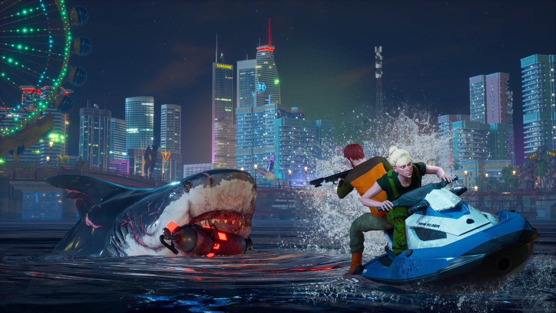 食人鲨|全DLC|17G大小|CrackFix Win11 24H2补丁|官方中文|支持手柄|Maneater