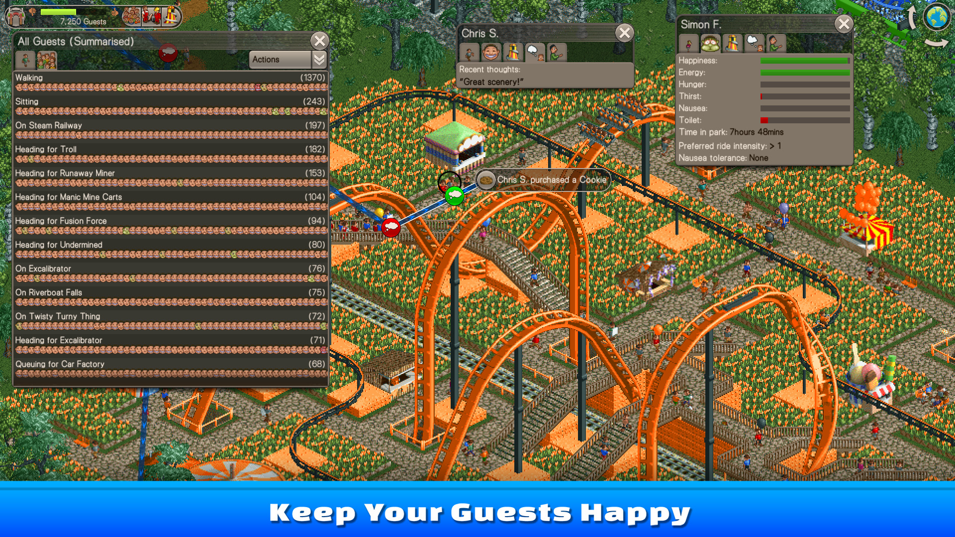 过山车大亨 经典版|官方中文|RollerCoaster Tycoon® Classic插图5跳跳游戏网