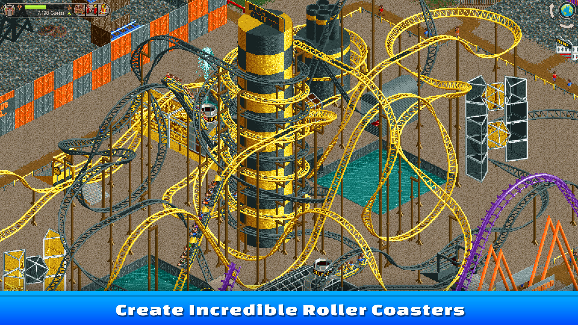 过山车大亨 经典版|官方中文|RollerCoaster Tycoon® Classic插图3跳跳游戏网